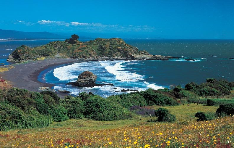 Desembocadura del Río Biobío.